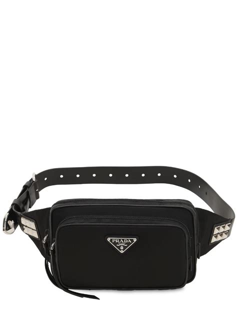 prada nylon vela belt bag|Prada vela shoulder bag black.